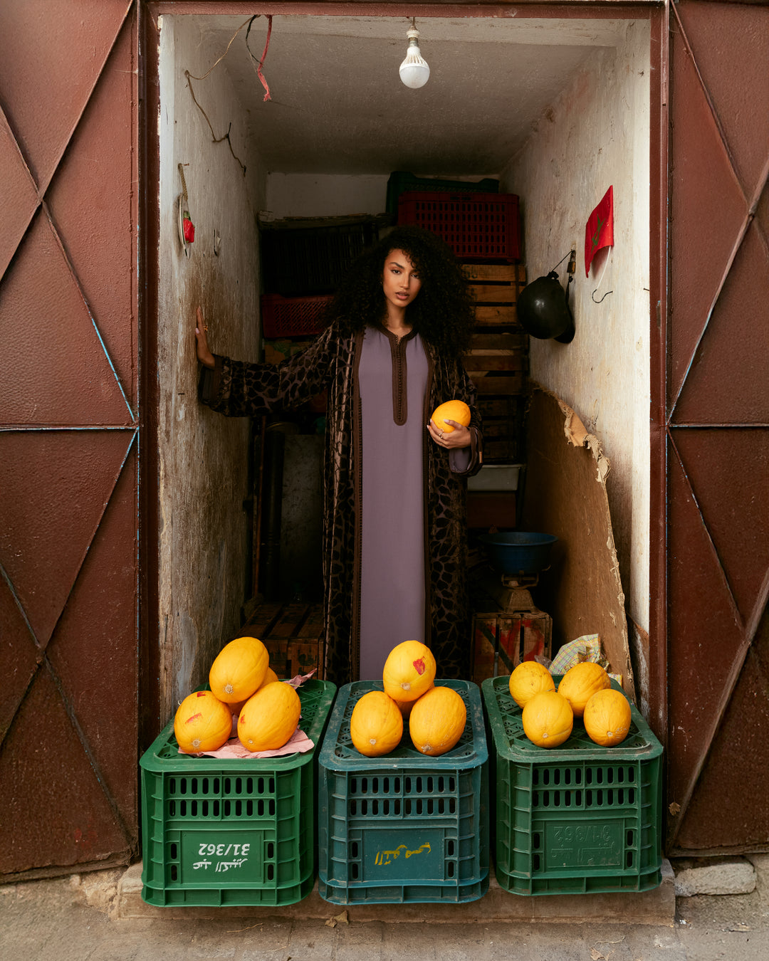 Mira Abaya Mink Brown