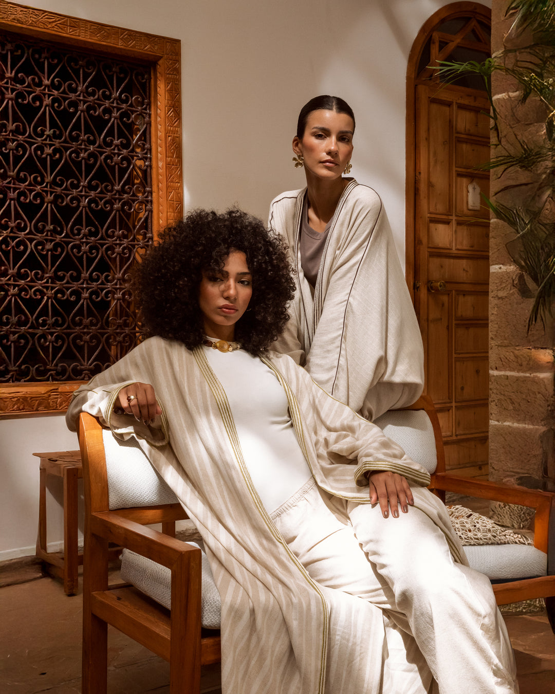 Nour Abaya Desert Golden Sand