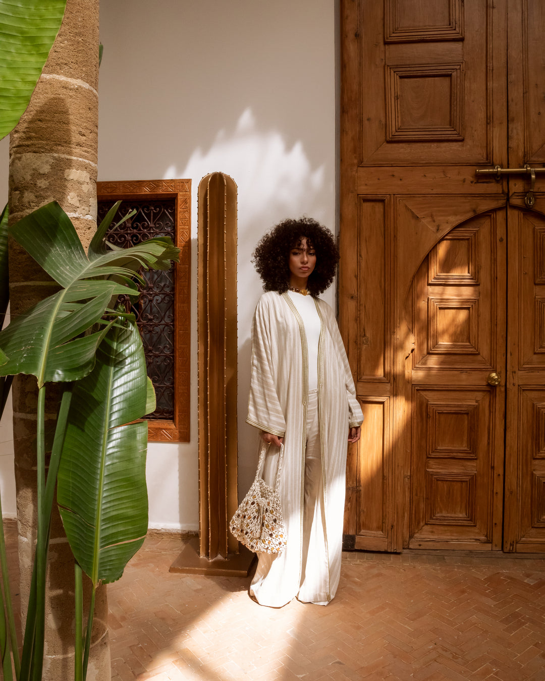 Nour Abaya Desert Golden Sand