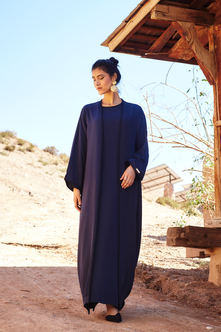 Aya Abaya Midnight Blue