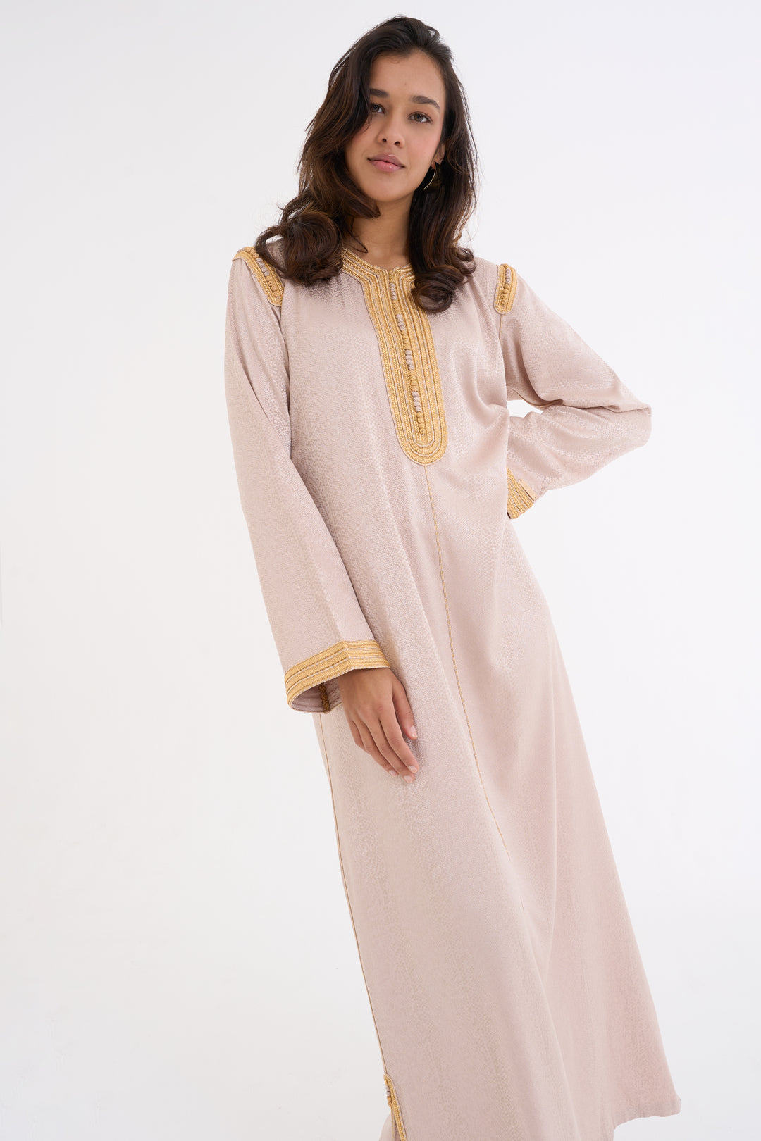 Leya Snake Dress Rose Gold SALAM Leya Snake Dress Rose Gold SALAM