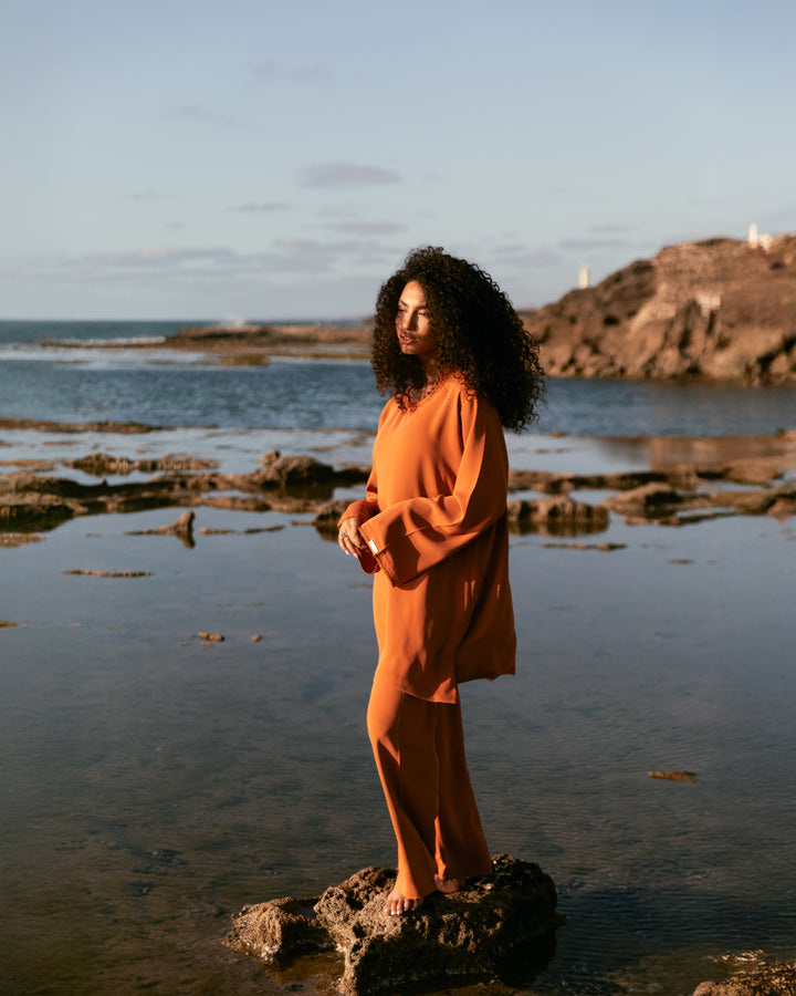 Lujain Set Burnt Orange