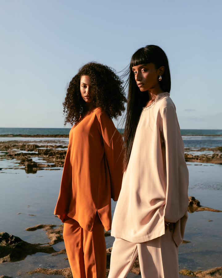 Lujain Set Burnt Orange