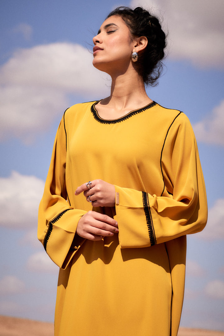 Amel Dress Mustard